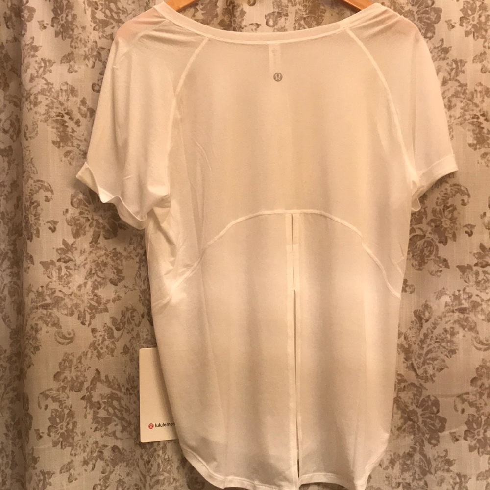 Lululemon Open Up Tie Back Tee